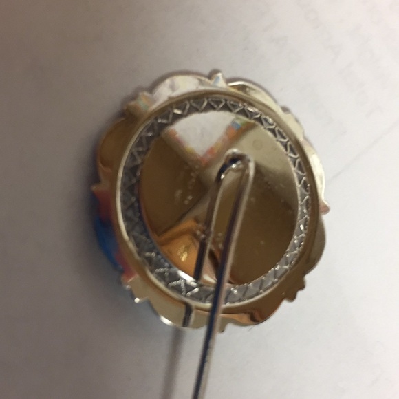 Vintage Sterling stick pin engraved MML made Anson - Picture 4 of 5